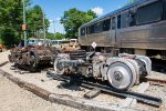 Various types of transit trucks on display